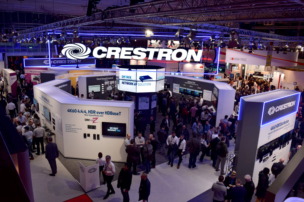 The Crestron Stand at ISE