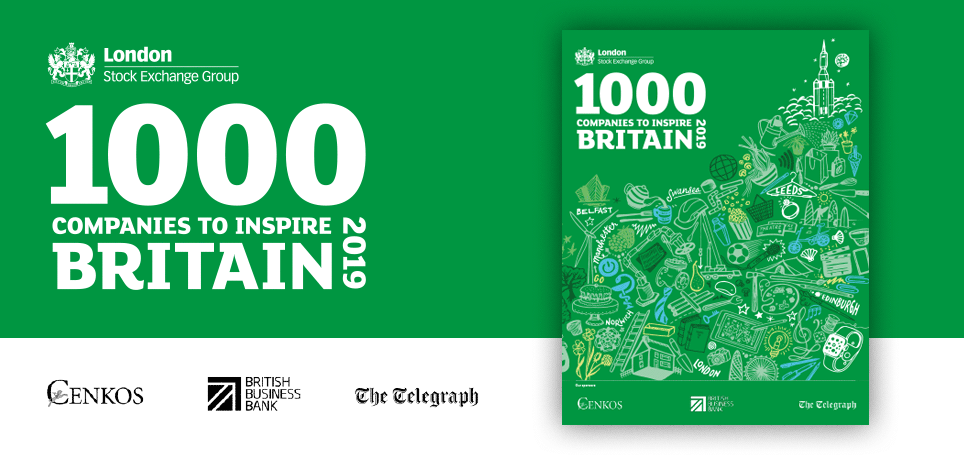 Cinos named in London Stock Exchange Group’s ‘1000 Companies to Inspire Britain’ 2019 report