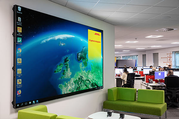 The Samsung Wall at DHL