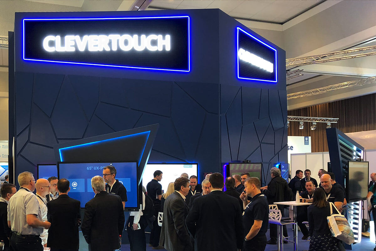 The Clevertouch Stand at ISE 2020