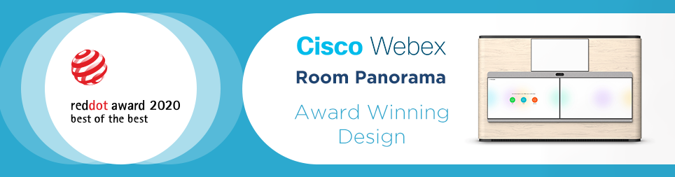 Cisco Webex Room Panorama wins ‘best of the best’ Red Dot Award 2020