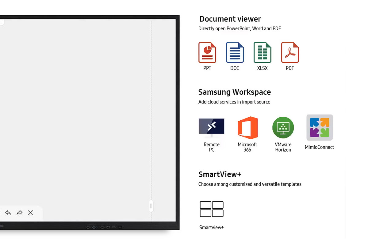 Samsung Flip Feature - Easy content navigation & document protection