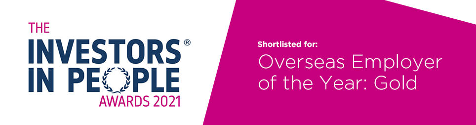Cinos shortlisted in The Investors in People Awards 2021
