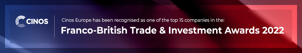 Cinos recognised in the Franco-British Trade & Investment Awards 2022