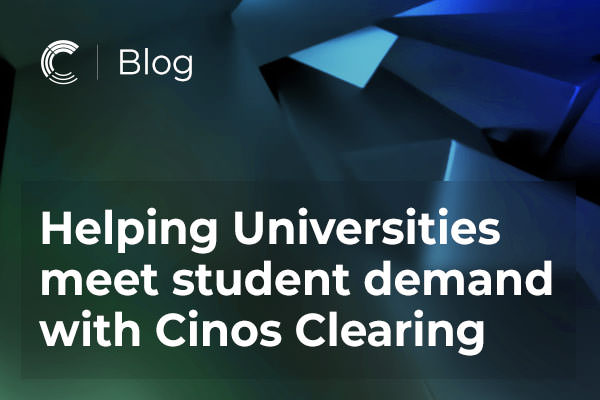 Helping Universities meet student demand with Cinos Clearing: Powered by Webex Contact Center.