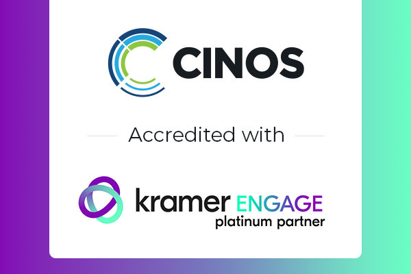 Cinos recognised as the first Kramer ENGAGE Platinum Partner