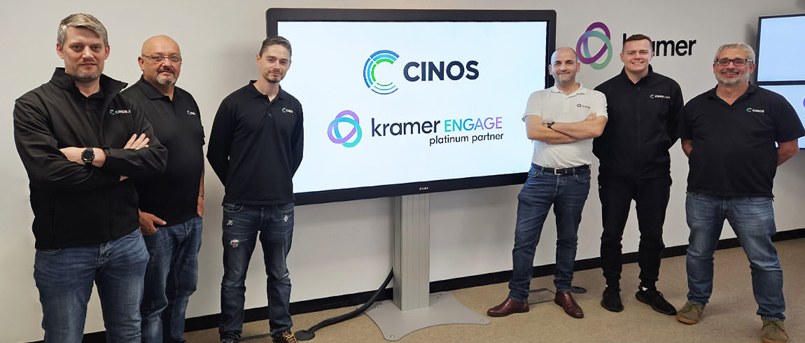 Cinos recognised as the first Kramer ENGAGE Platinum Partner