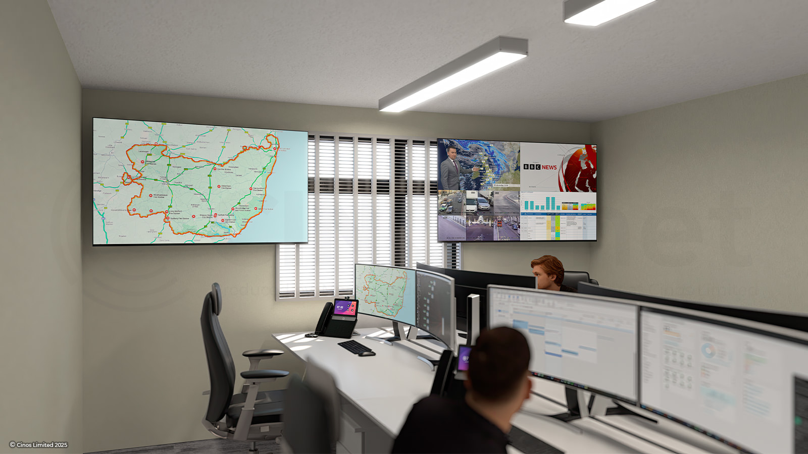 Fire control room upgrade